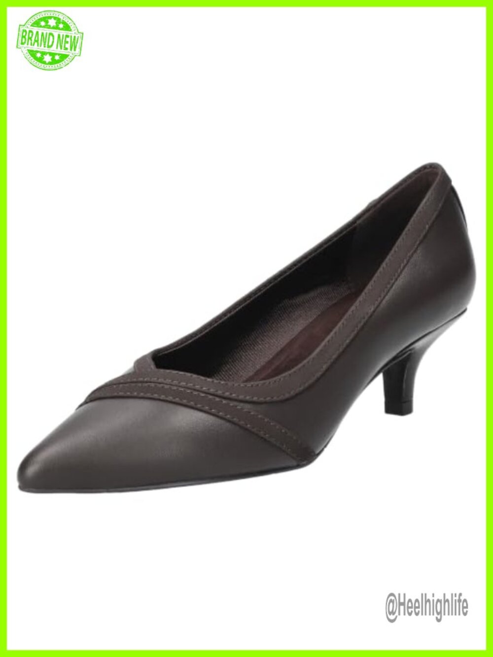 Easy Street Maye Kitten Heel Pointed Toe Slip-On Pump